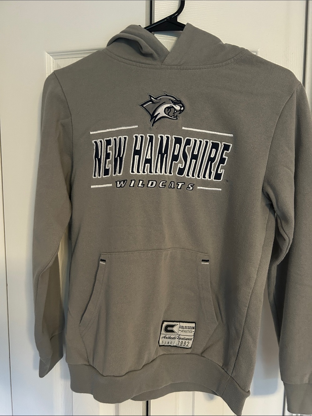 Colosseum New Hampshire Wildcats Hoodie - Gray